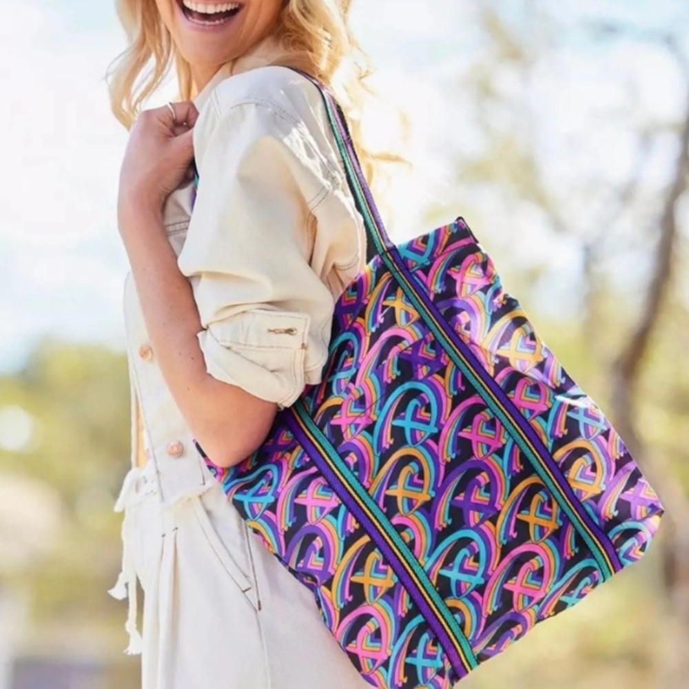 Disney All Over Print Nylon tote bag‎ with carrying pouch